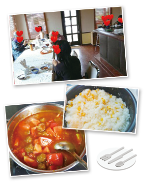 子ども食堂「さわやか食堂」第三回目開催時の様子