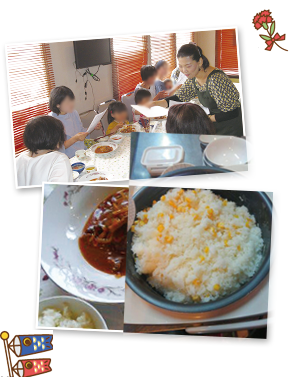 子ども食堂「さわやか食堂」第十一回目開催時の様子