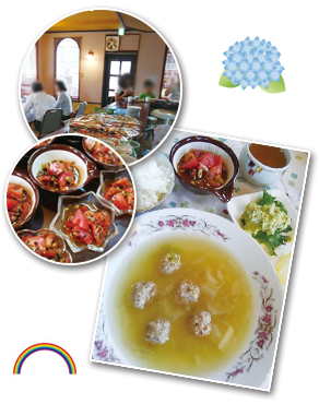 子ども食堂「さわやか食堂」第十回目開催時の様子