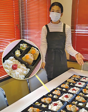 子ども食堂「さわやか食堂」第三十七回目開催時の様子