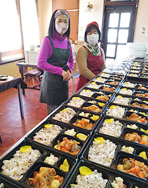 子ども食堂「さわやか食堂」第四十九回目開催時の様子